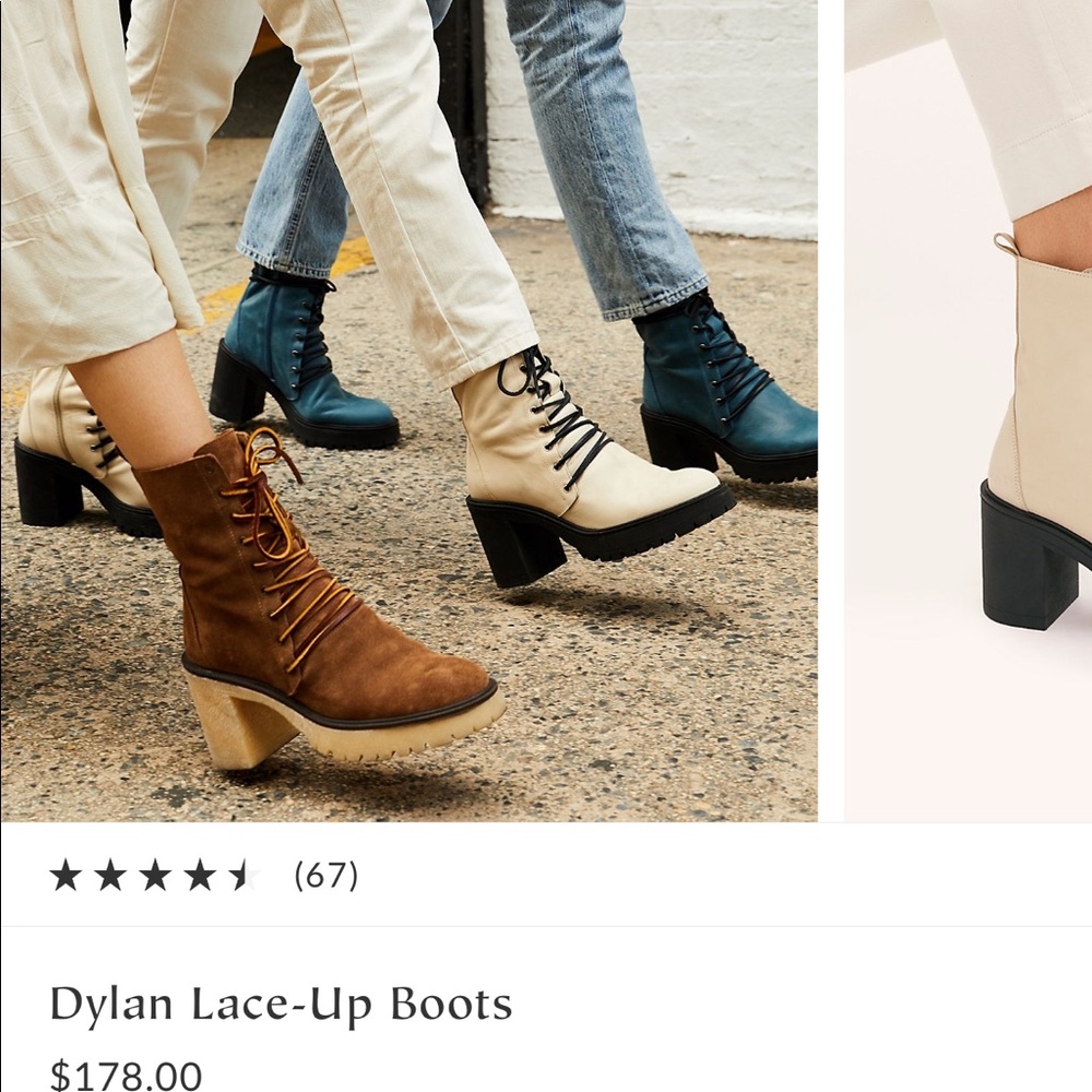 Free People Dylan Lace Up Boot